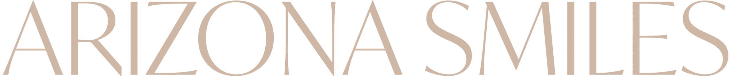 Arizona Smiles dental practice wordmark logo — trusted family dentist in Gilbert, AZ